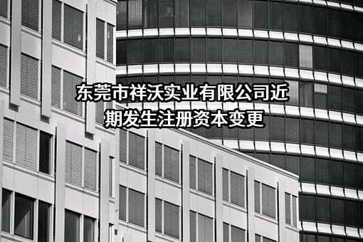 东莞市祥沃实业有限公司