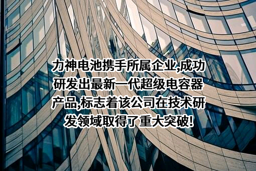 天津力神超电科技有限公司