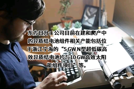 东方日升新能源股份有限公司