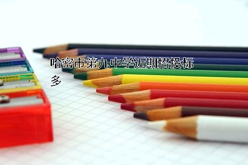 哈密市第九中学