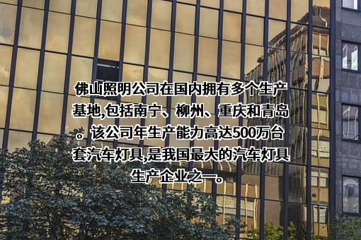佛山电器照明股份有限公司