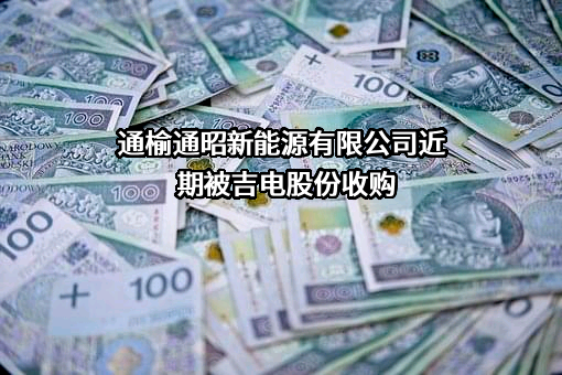 通榆通昭新能源有限公司近期被吉电股份收购