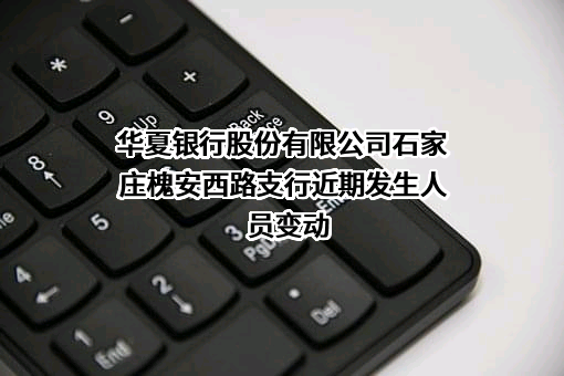 华夏银行股份有限公司石家庄槐安西路支行