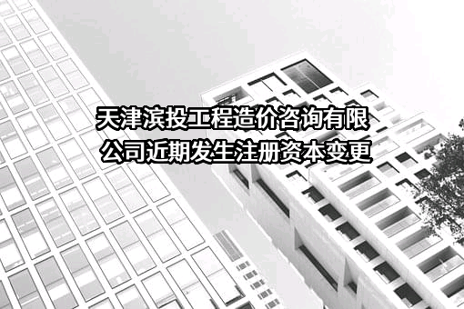 天津滨投工程造价咨询有限公司