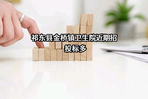 祁东县金桥镇卫生院近期招投标项目多