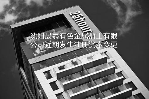 沈阳晟鑫有色金属加工有限公司