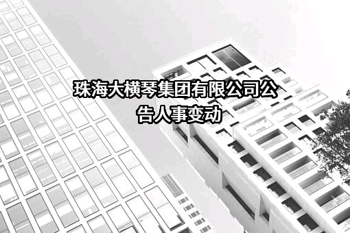 珠海大横琴集团有限公司
