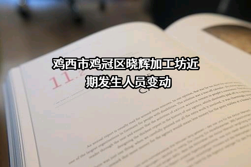 鸡西市鸡冠区晓辉加工坊