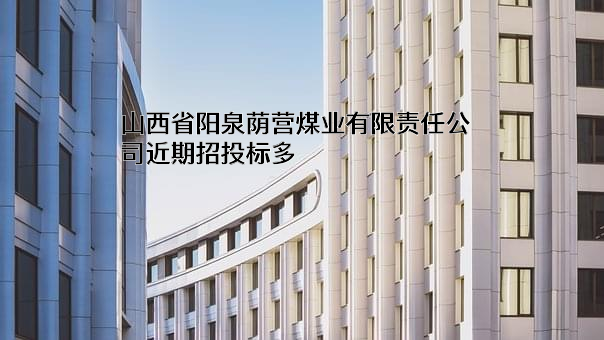 山西省阳泉荫营煤业有限责任公司