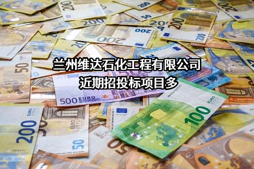 兰州维达石化工程有限公司近期招投标项目多