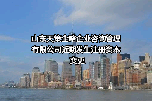 山东天策企略企业咨询管理有限公司