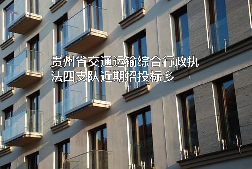 贵州省交通运输综合行政执法四支队