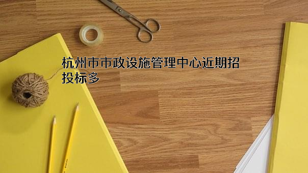 杭州市市政设施管理中心