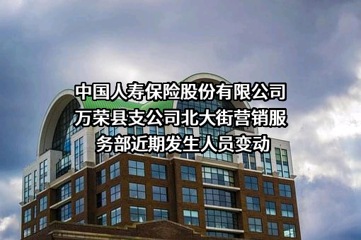 中国人寿保险股份有限公司万荣县支公司北大街营销服务部