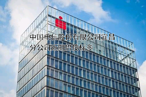 中国电信股份有限公司宜昌分公司近期招投标项目多