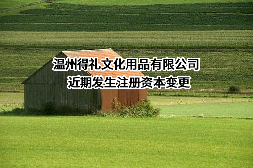 温州得礼文化用品有限公司