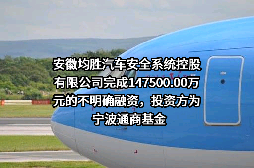 安徽均胜汽车安全系统控股有限公司
