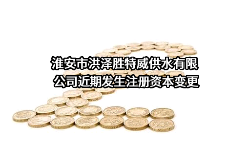 淮安市洪泽胜特威供水有限公司