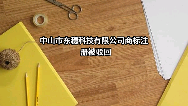 中山市东穗科技有限公司商标注册被驳回