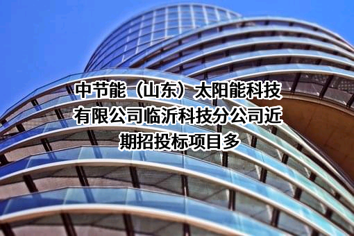 中节能（山东）太阳能科技有限公司临沂科技分公司