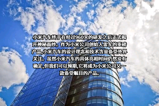 小米科技有限责任公司