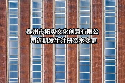 泰州市拓实文化创意有限公司