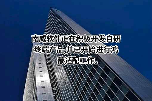 南威软件股份有限公司