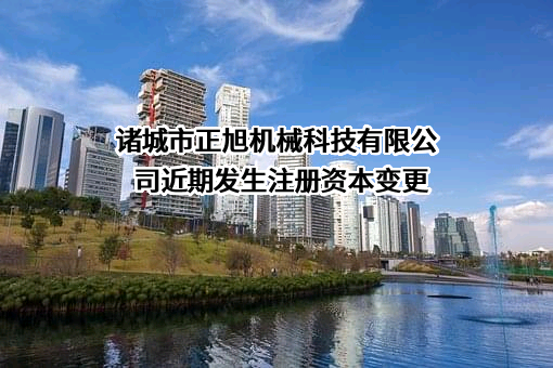 诸城市正旭机械科技有限公司