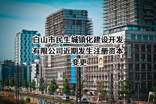 白山市民生城镇化建设开发有限公司