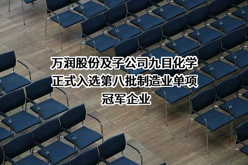 中节能万润股份有限公司