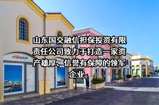 山东国交融信担保投资有限责任公司