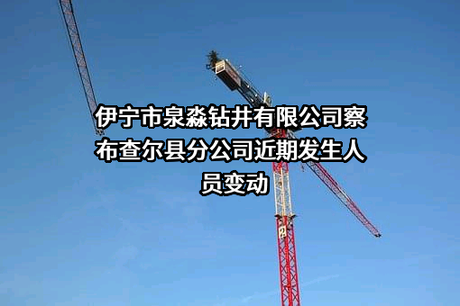伊宁市泉淼钻井有限公司察布查尔县分公司