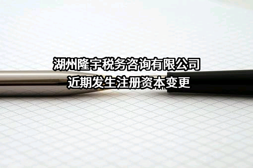 湖州隆宇税务咨询有限公司