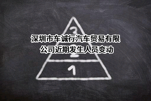深圳市车诚行汽车贸易有限公司