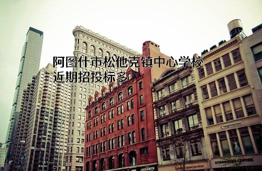 阿图什市松他克镇中心学校