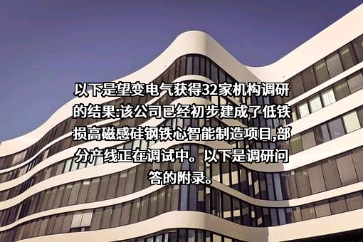 重庆望变电气（集团）股份有限公司