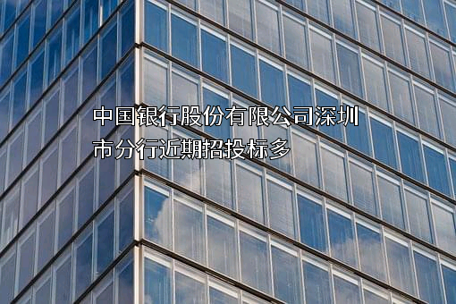 中国银行股份有限公司深圳市分行