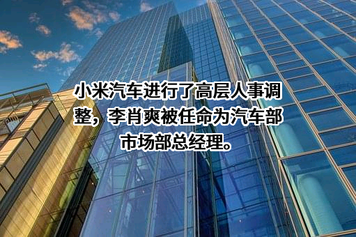 小米汽车有限公司