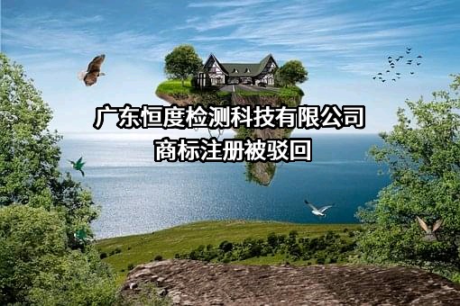 广东恒度检测科技有限公司商标注册被驳回