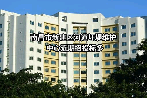 南昌市新建区河道圩堤维护中心近期招投标项目多