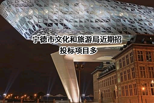 宁德市文化和旅游局近期招投标项目多