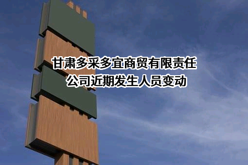 甘肃多采多宜商贸有限责任公司