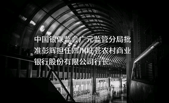 四川旺苍农村商业银行股份有限公司
