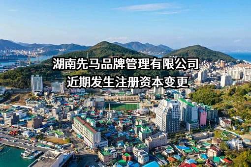 湖南先马品牌管理有限公司
