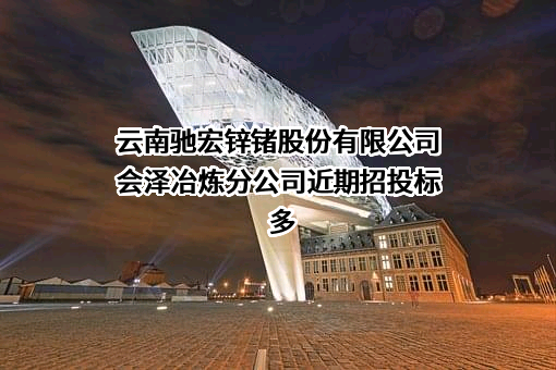 云南驰宏锌锗股份有限公司会泽冶炼分公司