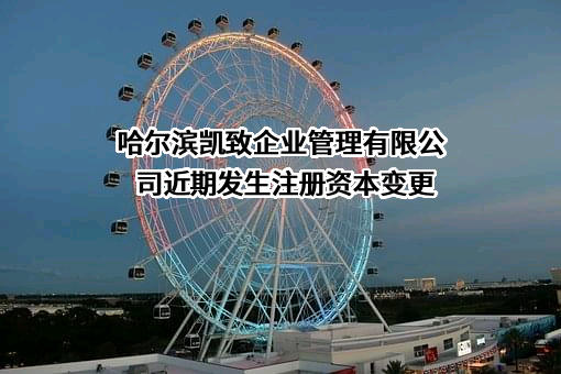 哈尔滨凯致企业管理有限公司