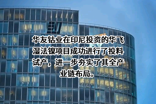 浙江华友钴业股份有限公司