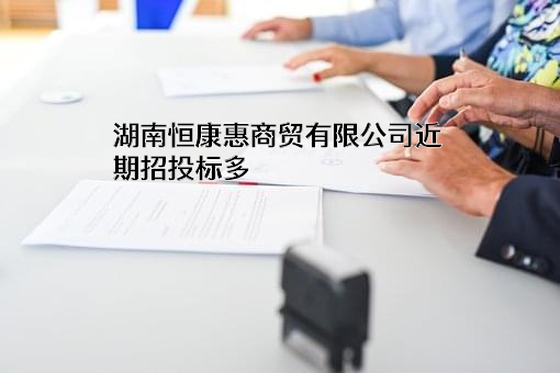 湖南恒康惠商贸有限公司