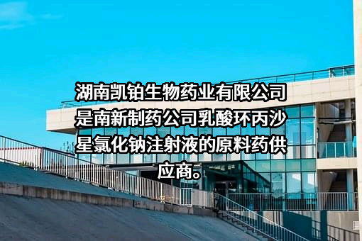 湖南南新制药股份有限公司