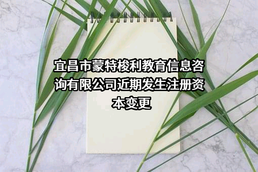 宜昌市蒙特梭利教育信息咨询有限公司